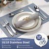 40 Piece Stainless Flatware Sets for 8, 18/10 Heavy Stainless