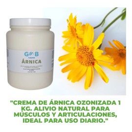 Crema De Árnica Ozonizada - Gob - 1 Kilo