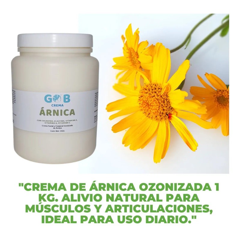 Crema De Árnica Ozonizada - Gob - 1 Kilo
