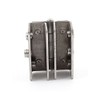 Sourcingmap Shower Door Metal Glass-to-Glass Clamp Clip Hinge for 8mm