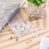 Wesiti 300 Pcs Clear Piercing Disc for Piercing Bump 3/5/7/9/11/13