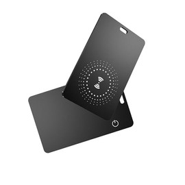 Ucard Brieftaschen-Tracker-Karte, dünner Bluetooth-Tracker, funktioniert nur mit Apple Find My iOS, wiederaufladbar, Brieftaschenfinder und Artikel-Locator für Geldbörse, Gepäckanhänger und mehr