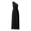 Mujer Vestido De Hombro Diagonal Vestido De Corte Abierto