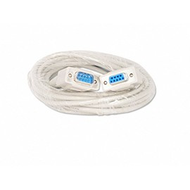 YCS Basics 15 Foot DB9 9 Pin Serial / RS232 Male/Female Extension Cable