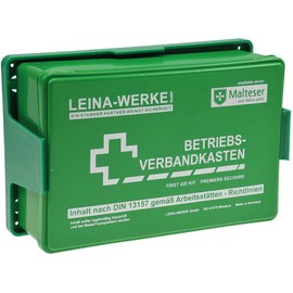 Leina Betriebsverbandkasten 21003 incl. Wandhalterung in gruen