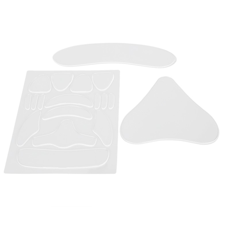 18pcs Reusable Wrinkle Pad Silicone Soft Portable Forehead Face Neck