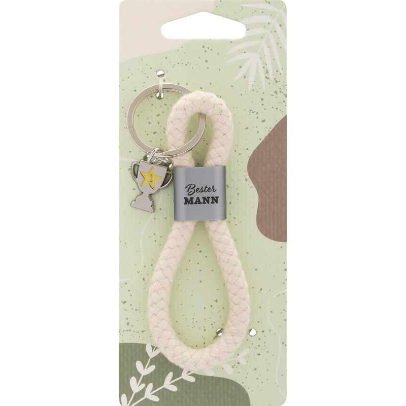 GRUSS & CO Keyring Loop Motif Man | Pendant Consisting