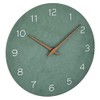 TFA Dostmann 60.3054.04 Analogue Wall Clock, Wood Effect, Quartz Movement