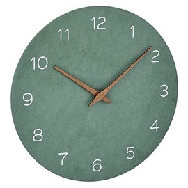 TFA Dostmann 60.3054.04 Analogue Wall Clock, Wood Effect, Quartz Movement