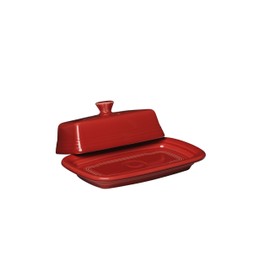 Fiesta Covered Butter Dish, X-Large, Scarlet