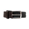 Dents Men’s Plaited Leather Belt BLACK S