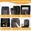 ROEOWENE Key Safe with Number Code Exterior Black Large Key