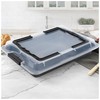 Spmarkt Ceramic-Coated Non-Stick Baking Pan with Carry Lid, 15inchx10inch Rectangular