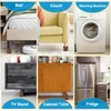 EGTTGIN 8 Pack Furniture Risers 1 Inch, Adjustable Bed Risers