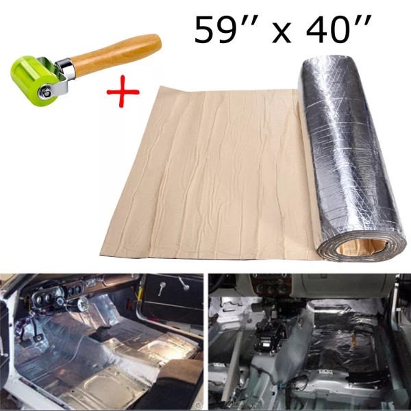 JMTBNO Sound Deadener - Automotive Noise Insulation Mat With Adhesive