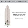 Hinthetall Wood Dragonfly Ironing Board Cover and Pad Standard Size