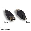 Kentek IEEE1394a Firewire 4Pin Male / 6Pin Female Converter for PC MAC iLINK SUN