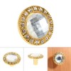 10pcs Clear Diamond Crystal Glass Wardrobe Knob Cupboard Drawer Door