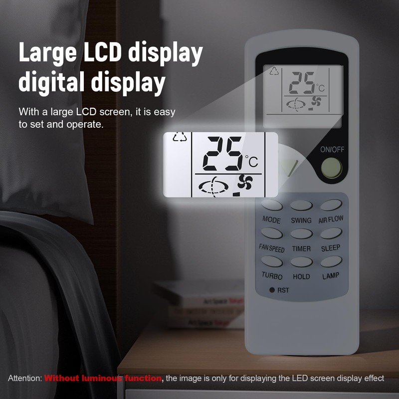 ZH/LT-01 ZH-LT-01 New Air Conditioner Replacement Remote Control Compatible for