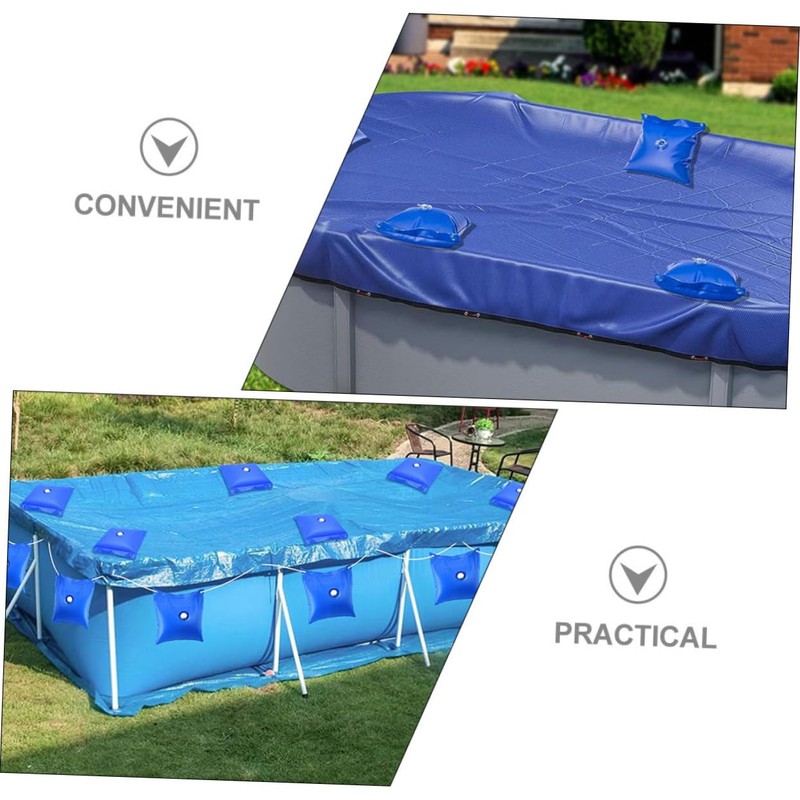 CIYODO 8Pcs Pool Winterizing Kit Durable Pool Cover Bags Multifunctional