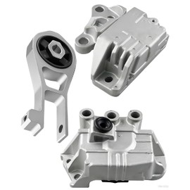 Engine Motor Mount with Transmission Mount and Torque Strut Mount Fit for Jeep BU Series Renegade 2015-2018 Fiat 500X 2016-2018 Replace A5898 A5862 A5987 EM4380 EM4391 EM4393, 3Pcs