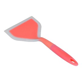 Shanrya Espátula Ancha, Pala frita para cocinar espátula Ancha de Silicona para Dar Vuelta a Tamagoyaki para panqueques para Carne para cocinar(Cabeza de Pala Naranja)