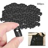 300Pcs Single Hole Cord Locks, Spring Plastic Cord Locks Nylon