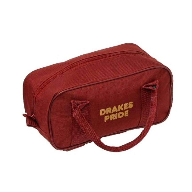 DRAKES PRIDE 2 Bowl Crown Green Bowls Zip Bag** (Maroon)