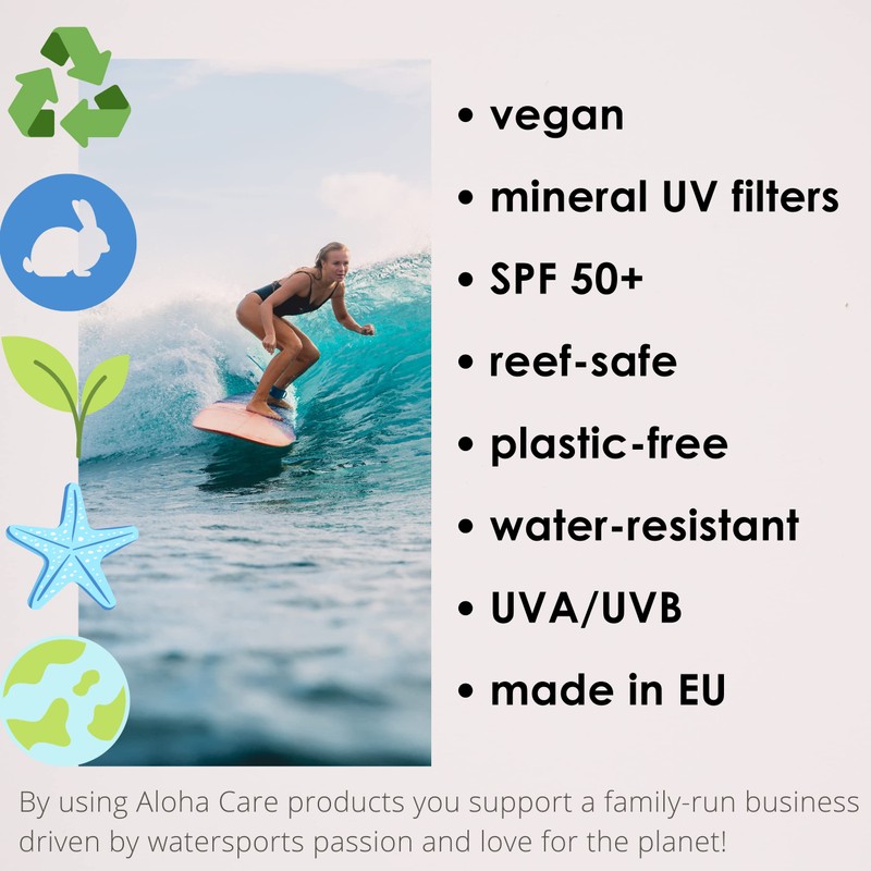Aloha Sun Stick SPF 50+ Face Mineral Sun Protection for