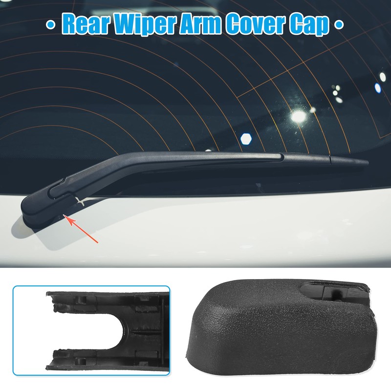 ACROPIX Rear Wiper Arm Nut Cover Cap for Mazda 3