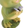 Garden Patio Fence Solar Lights Scare Frog Resin Decorative Ornaments