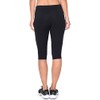 Danskin Women's Plus SizeCapri Legging Capri, Black, 2X