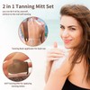 WLLHYF Self-tanning glove, applicator kit, lotion for the back, face,