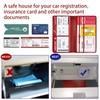 Car Registration and Insurance Holder, 5.5 x 5 Inch PU