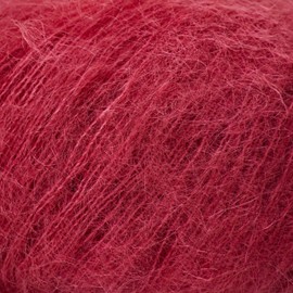 2 hilos de seda y mohair suaves para tejer para niños, 75 % mohair 25 % seda y hilo de encaje de ganchillo, 25 g 210 m de hilo suave esponjoso