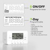 BN-LINK 7-Day Heavy Duty Digital Timer with Dual Outlet, LCD