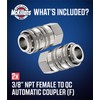 McKillans Auto Quick Connect Set NPT 3/8 Pair