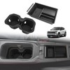 Muslogy Center Console Organizer & Cup Holder Insert 2PCS Set