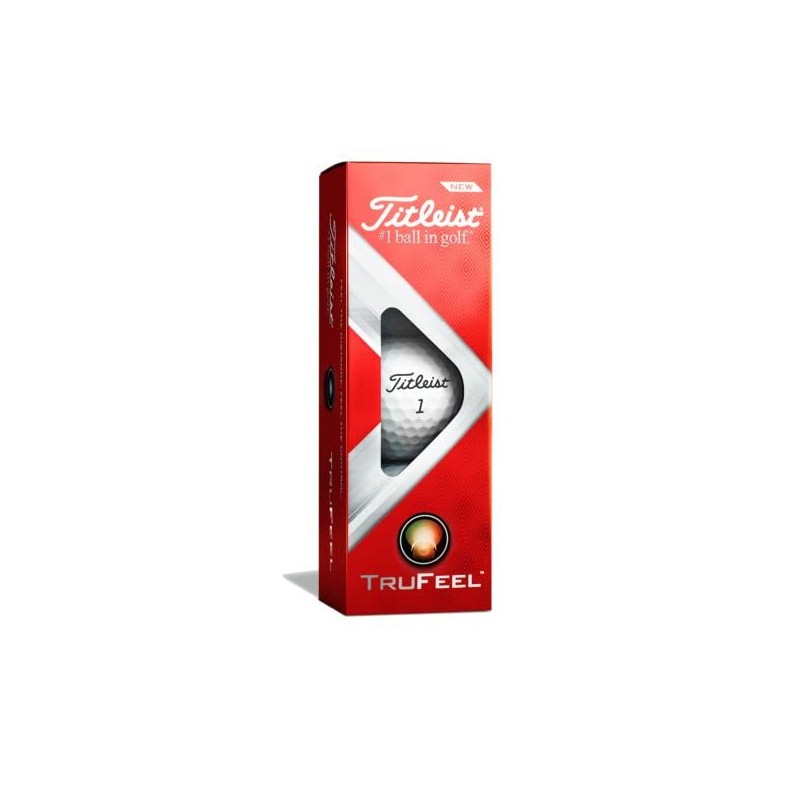 TITLEIST Golf Ball 2022 TRUFEEL Golf Ball, Unisex T6035S-J White