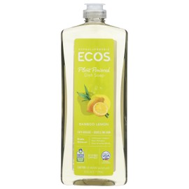 ECOS, Dish Soap Bamboo Lemon, 25 Fl Oz