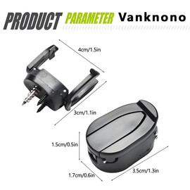 Vanknono 6 Pcs Golf Ball Pick Up Retriever Grabber, Foldable Golf Ball Pick Up Claw Sucker Put On Putter Grip