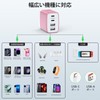 iP-JP 30W 4-Port USB Rapid Charger,Rose Red