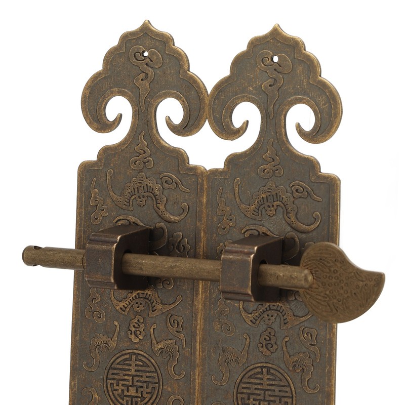 Pull Handle Antique Chinese Auspicious Clouds Good Luck Drawer Pulls