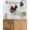 Utensil Holder - 7.1"+5.4" Ceramic Utensil Holder for Kitchen Counter,