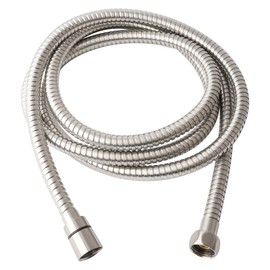 Hibbent All Metal Shower Hose 90 inch (7.5 ft) Bathroom Handheld Shower Head Hose 2.3 meters Extension Replacement Part with Brass Fittings Made of Stainless Steel-Brushed Nickel