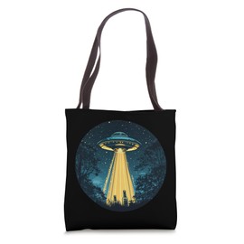 Raise Your Glass with UFO Beams a Beer Up Costume Tote Bag