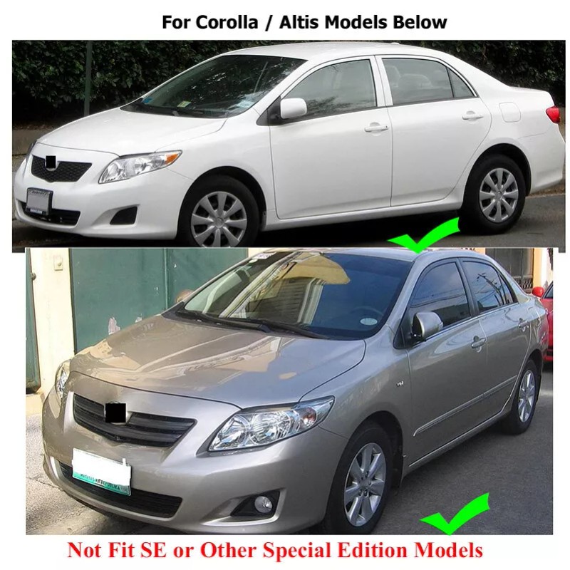 Xukey Front Rear Mud Flaps Splash Guards For Toyota Corolla