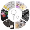 110PCS Splits Hoops with Chain and 110PCS Open Jump Rings