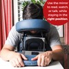 ibodycare 8-Inch 2-Way Face Down Recovery Mirror with Ice Pack