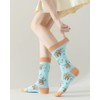 Angelteers 5 Pairs Cute Animal Crew Socks Fun Casual Cotton